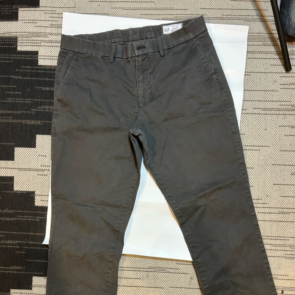 GAP Men's Charcoal Chinos